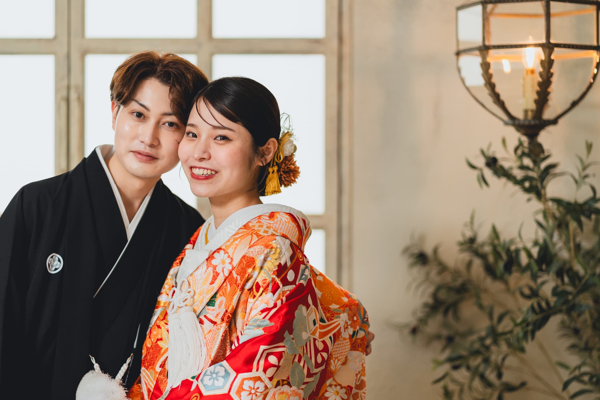 【小さな結婚式お台場店】スタジオでの和装フォト♪